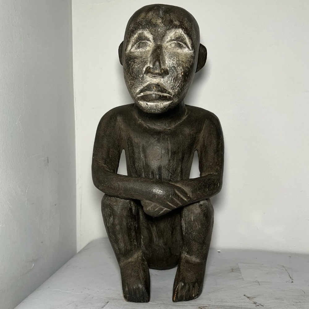 12” Bulul, Ifugao, Northern Luzon, Philippines Filipino, wood carving Sculpture